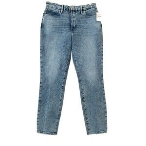 Good American Jeans Women Size 4 / 27 Blue Good Classic Hi-rise Gap Proof